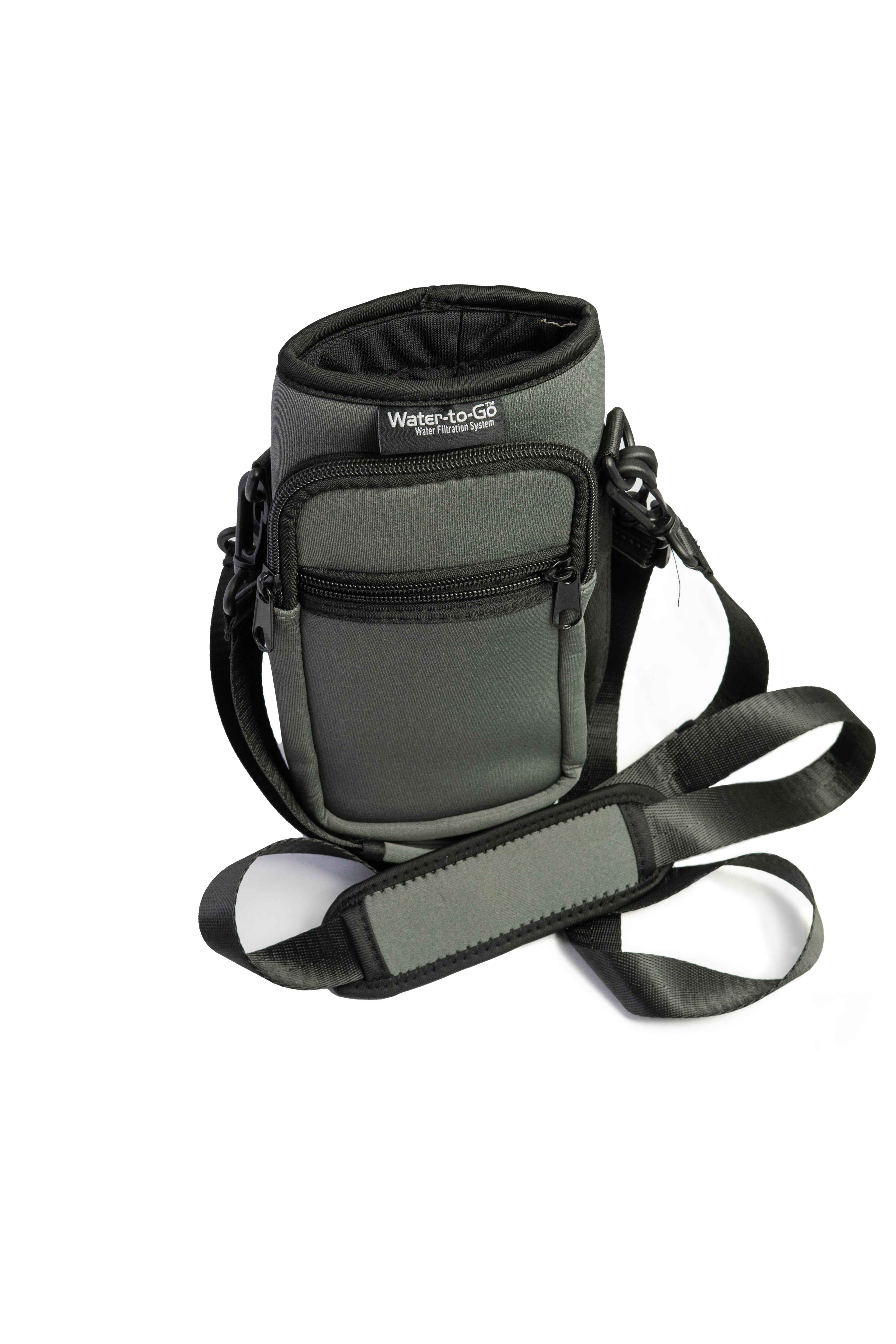 water to go Insulated Bottle Carrier on a white background 