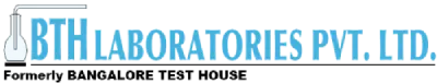 Logo of BTH Laboratories Pvt. Ltd. with text 'Formerly Bangalore Test House'.